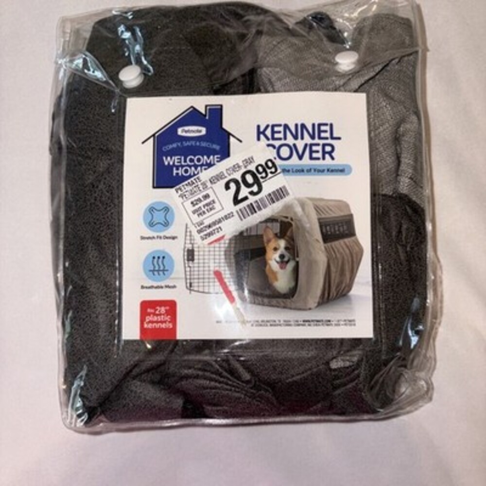 Petmate Welcome Home Kennel Cover Fits 28" Plastic Comfy Safe & Secure (SKU1037)
